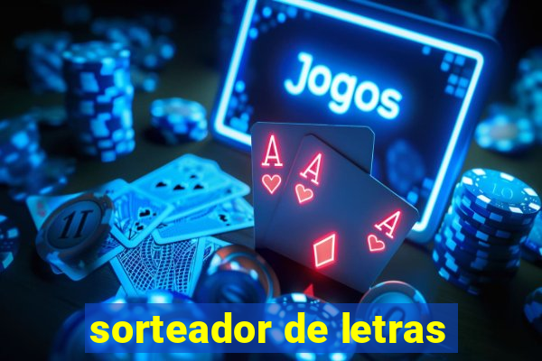 sorteador de letras